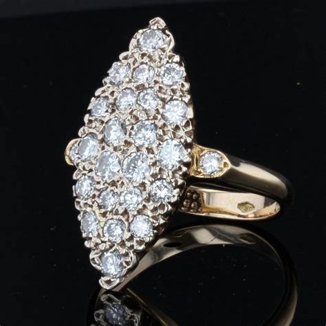 Proantic: Vintage Marquise Diamond Ring