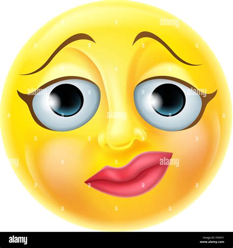 A vervous emoji emoticon smiley face character Stock Photo - Alamy