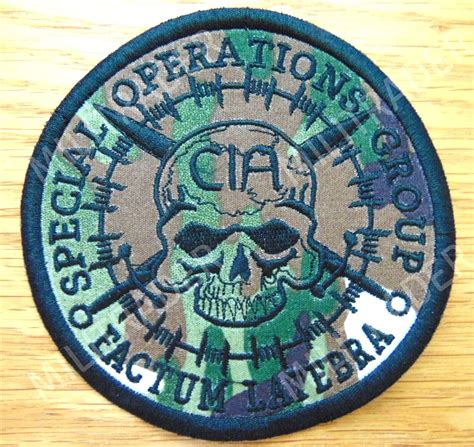 central intelligence agency cia special operations group sog patch