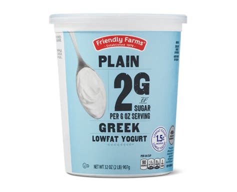 Friendly Farms Low Sugar Greek Yogurt 32 Oz Aldi Us