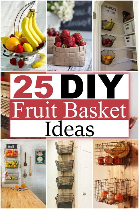 25 DIY Fruit Basket Ideas - How To Make A Fruit Basket - DIY Crafts