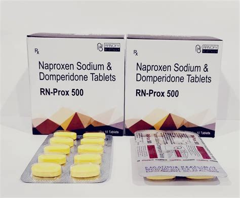 Naproxen Sodium Mg Domperidone Mg Tablet All India At Rs Strip