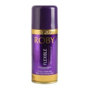 ROBY FIJADOR PARA EL CABELLO FLEXIBLE 180 ML Supermercado El Desafío