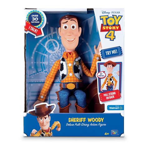 Disney Toy Story Inch Sheriff Woody Deluxe Pull String Talking