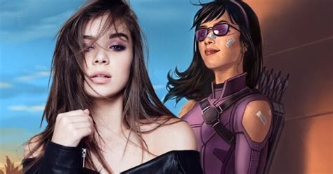 Gavião Arqueiro Hailee Steinfeld divulga nova imagem de bastidores