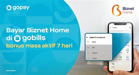 Cara Bayar Biznet Pakai Gopay Modern Tintateras