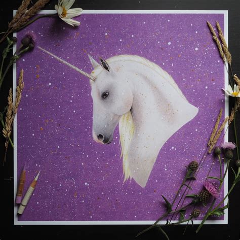 1985 Ridley Scotts Legend Unicorn Fine Art Print Krisztina Dekany