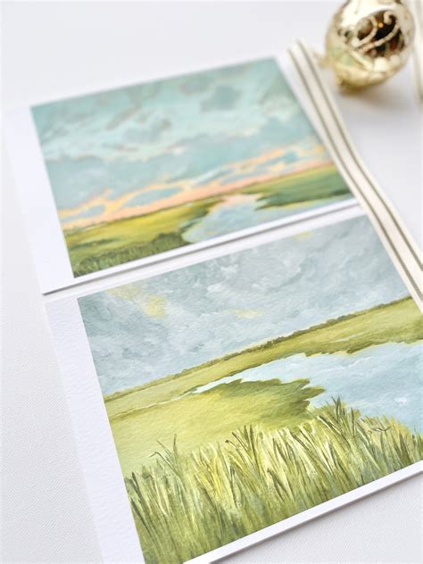 Fine Art Giclee Print Of Original Marsh Painting By Amy Elizabeth Crabb