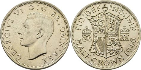 Großbritannien Half Crown 1946 Georg VI 1936 1952 Kratzer vz MA Shops