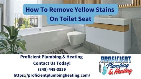 How To Remove Yellow Stains On Toilet Seat Proficient Plumbing And Heating