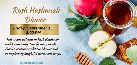 Rosh Hashanah Dinner At The Beach Tribester Jewish Experiences