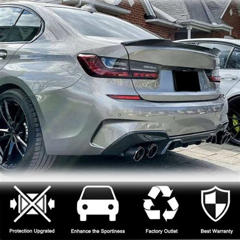 Carbon Fiber Body Kits For Bmw 3 Series G20 G21 Tagged Bmw M340i Rear Diffuser Ahacarbon