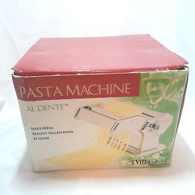 Nob Villaware Al Dente Pasta Machine No W Crank Clamp Thickness