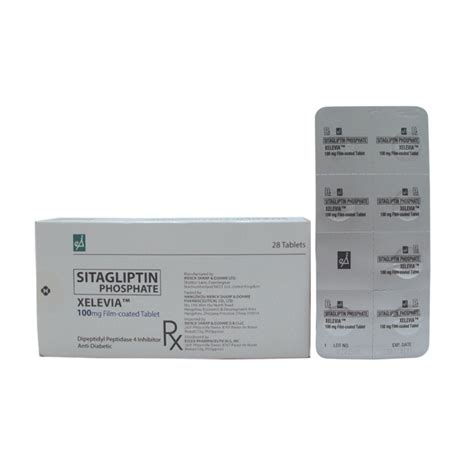 Xelevia Sitagliptin Phosphate 100mg Film Coated Tablet 28 S Price In The Philippines Medsgo