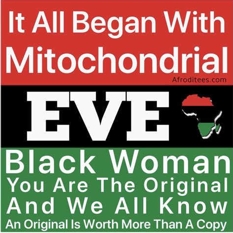 Mitochondrial Eve | Mitochondrial eve, Mitochondrial, Knowledge