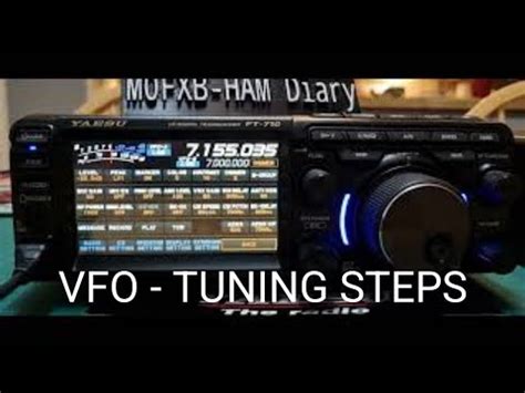 YAESU FT 710 Tuning Steps Adjust YouTube