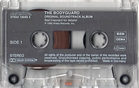 VARIOUS_The Bodyguard (Original Soundtrack Album) – Millpond Records ...