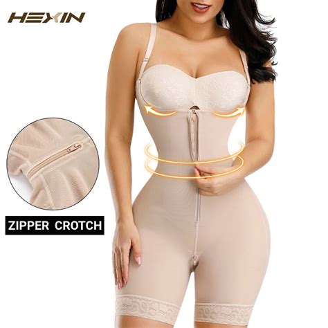 Full Body Shaper Colombian Reductive Girdles Underbust Corset Bodysuit