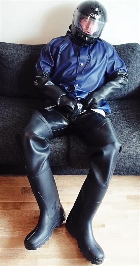 Rubber Gay Biker ThisVid