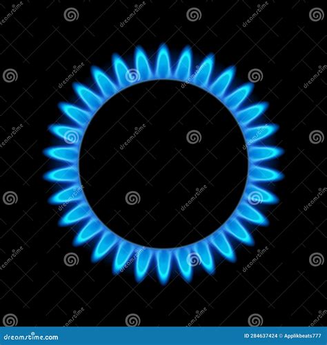 Gas Flame Blue Energy Gas Stove Burner For Cooking Fire Heat Butane