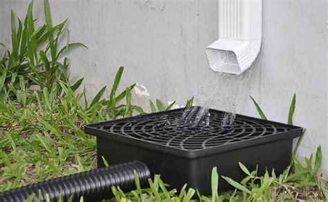 Prestantious Downspout Catch Basin Drain Kit Low Profile Catch