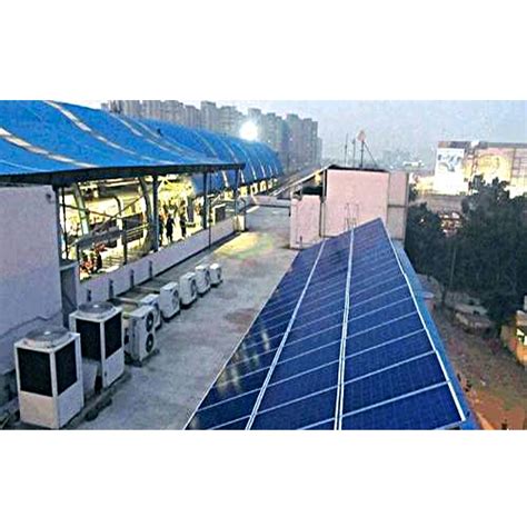 Mounting Structure Grid Tie Rooftop Solar Power Plants For Commercial