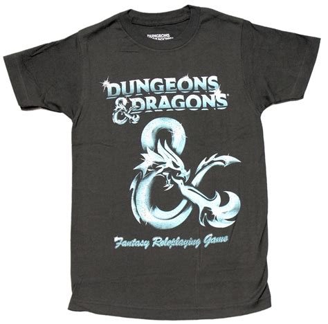 Dungeons And Dragons Mens T Shirt Dandd Dragon Ampersand Logo X Large