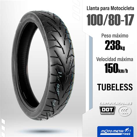 Bicimex Detalles Llanta Para Motocicleta 100 90 18 Tubeless 46 OFF