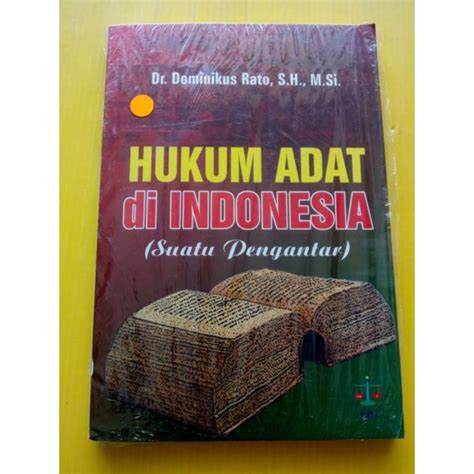 Jual Hukum Adat Di Indonesia Shopee Indonesia