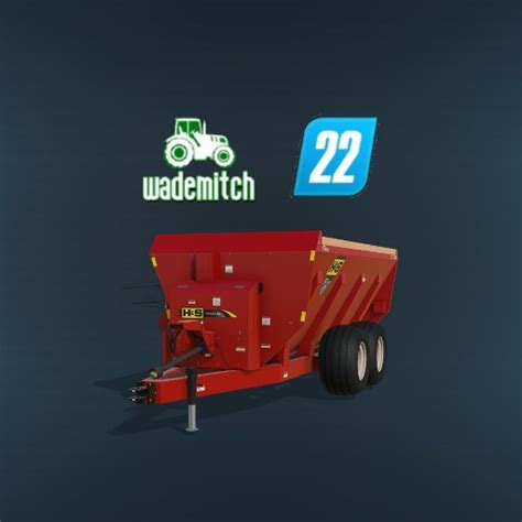 H S Top Shot Manure Spreader By Wademitch Modding And Edits