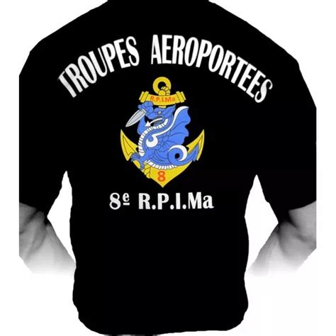 TEE SHIRT 8ÈME RPIMA 8ème régiment parachutiste d infanterie de marine