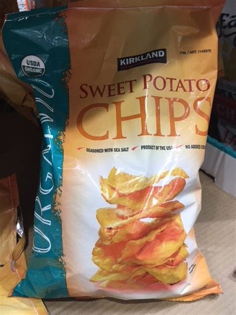 Kirkland Organic Sweet Potato Chips Great Price At Costco All