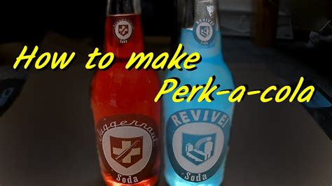 How To Make Perk A Cola Youtube