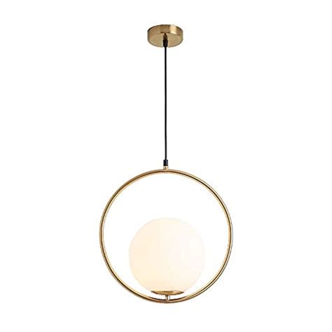 Buy KCO Mid Century Modern Large Globe Pendant Light Fixture 1 Light