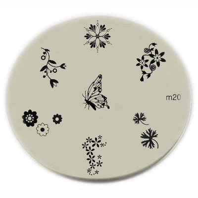 Amazon Konad Stamping Nail Art Image Plate M