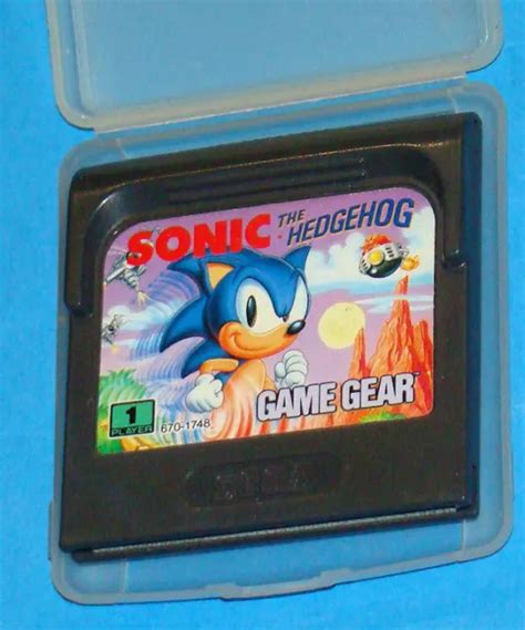 SONIC THE HEDGEHOG Sega Game Gear PAL EUR 11 90 PicClick FR