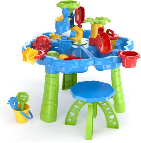 Sand Water Table For Toddlers 3 In 1 Beach Toys For Kids Boys Girls