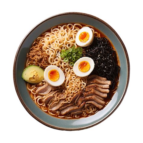 Ai Generated Delicious Ramen Isolated On Transparent Background