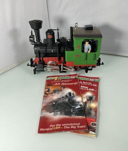 Lgb Lehmann G Scale Steam Locomotive Green Black W