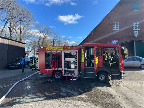 Schornsteinbrand Freiwillige Feuerwehr Dorum