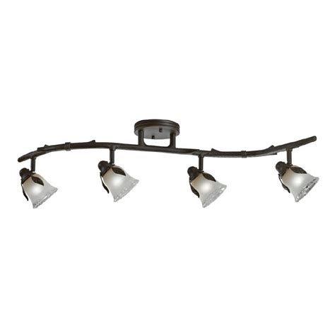 Portfolio 4-Light Olde Bronze Rustic Track Lighting Fixtures at Lowes.com