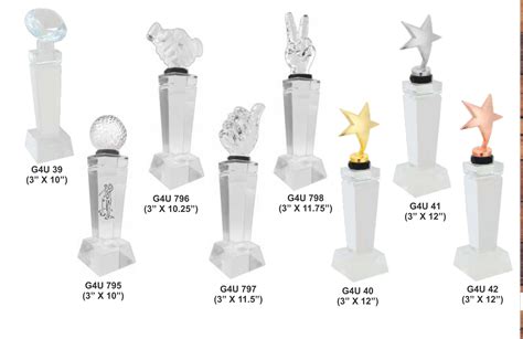 Crystal Trophies - Innovativeideas