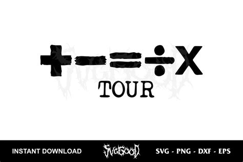 Ed Sheeran Mathematics Tour Svg Svggood