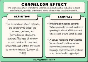 Chameleon Effect: 13 Examples, Causes and Benefits (2025)