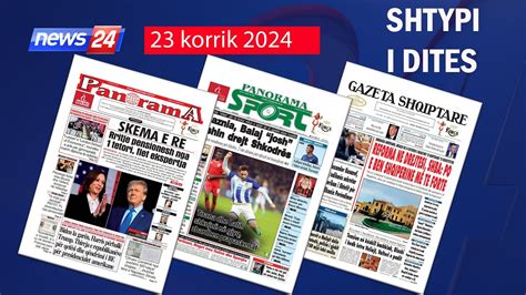 23 korrik 2024 Shtypi i dites në News24 Koha për t u zgjuar ne