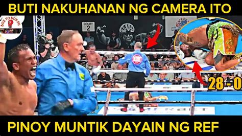 Nakakahiya Ang Referee Na Ito Muntik Madaya Ang Kababayan Nating Pinoy