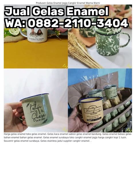 PPT 088ᒿᒿII0ᣮԿ0Կ WA Jual Cangkir Enamel Jakarta Gelas Belimbing