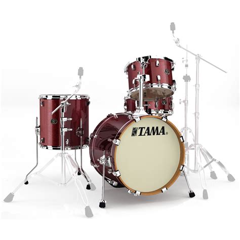 Tama Silverstar Teiliges Shell Kit Vintage Burgundy Sparkle