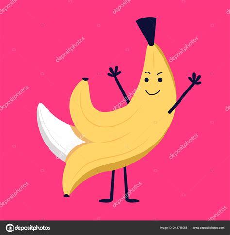 Banana Desnudo Sexy Car Cter Vector Gr Fico Vectorial Yeroma Imagen