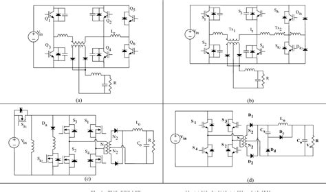 Figure 1 From A ZVS PWM Full Bridge Converter With Reduced Conduction